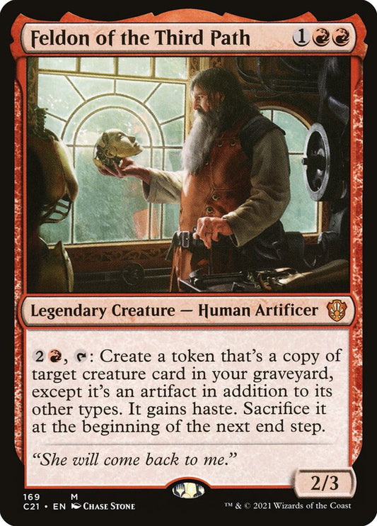 MTG Card Title: Feldon of the Third Path C21/169