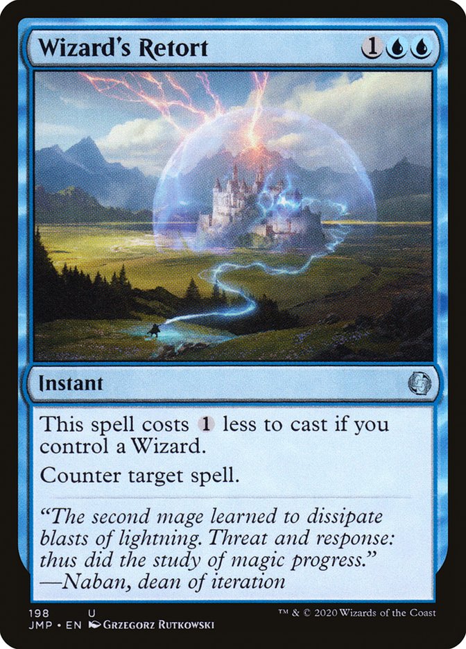 MTG Card Title: Wizard's Retort JMP/198