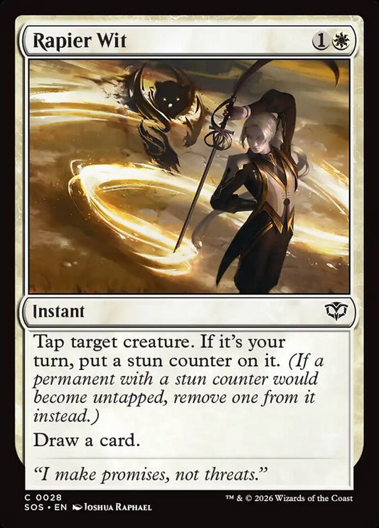 MTG Card Title: Rapier Wit SOS/28