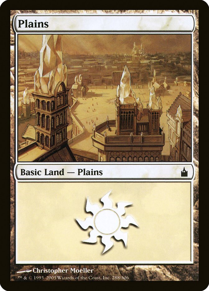 MTG Card Title: Plains RAV/288