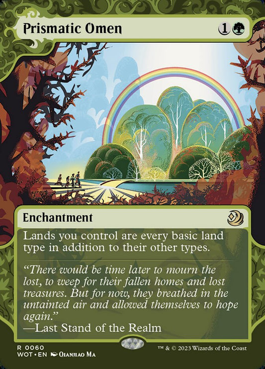 MTG Card Title: Prismatic Omen WOT/60