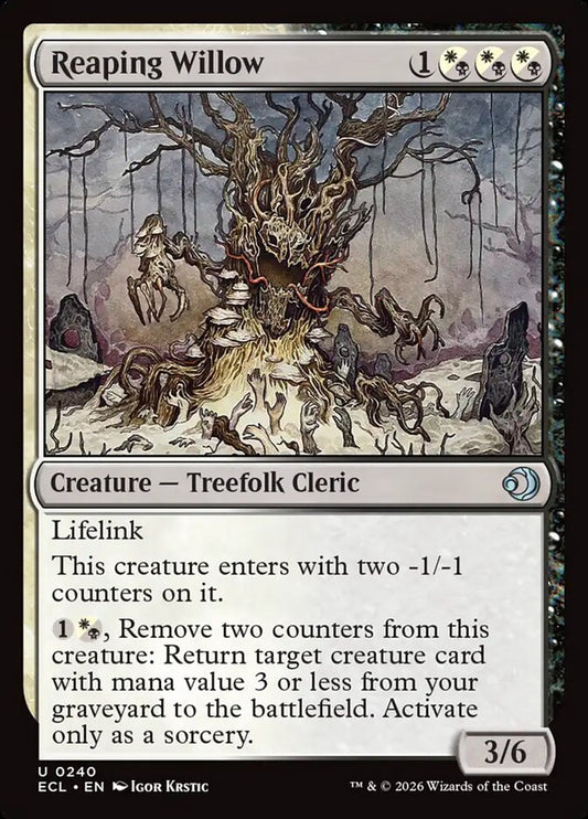 MTG Card Title: Reaping Willow ECL/240