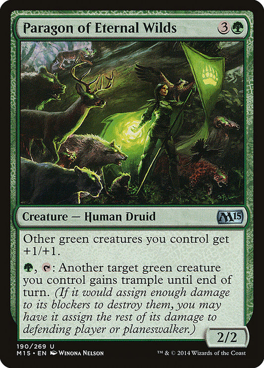 MTG Card Title: Paragon of Eternal Wilds M15/190