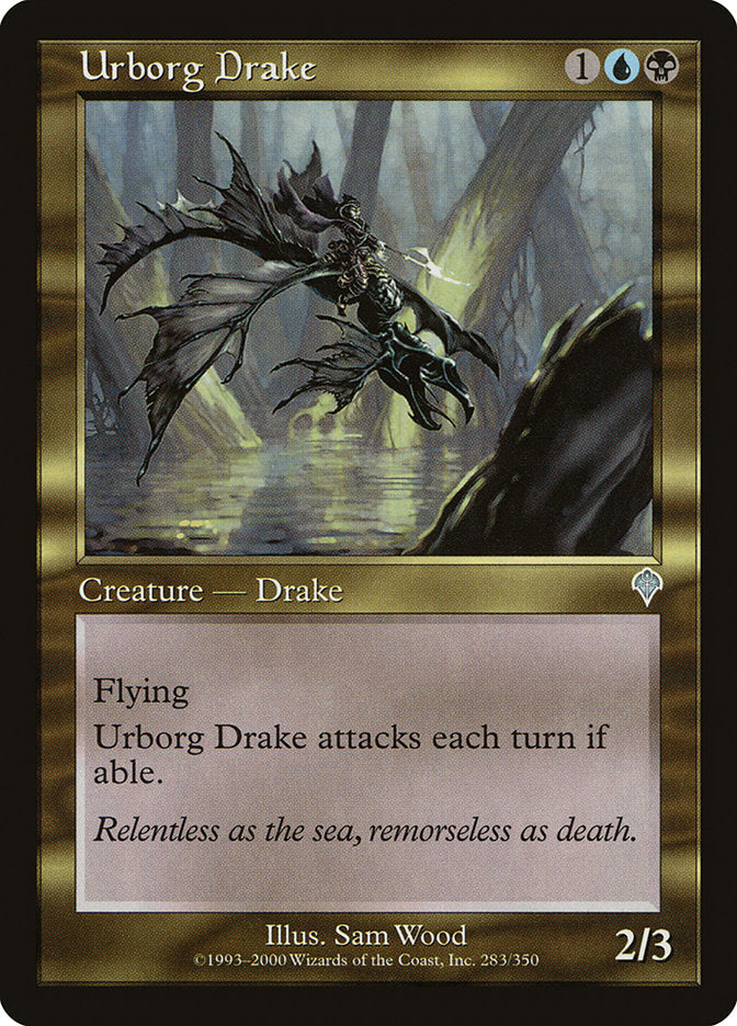MTG Card Title: Urborg Drake INV/283