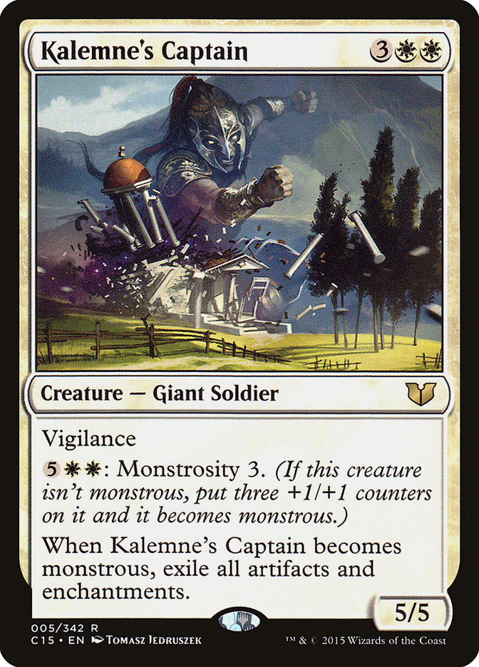 MTG Card Title: Kalemne's Captain C15/5