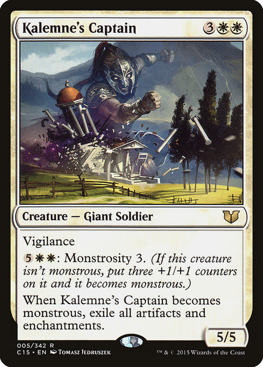 MTG Card Title: Kalemne's Captain C15/5