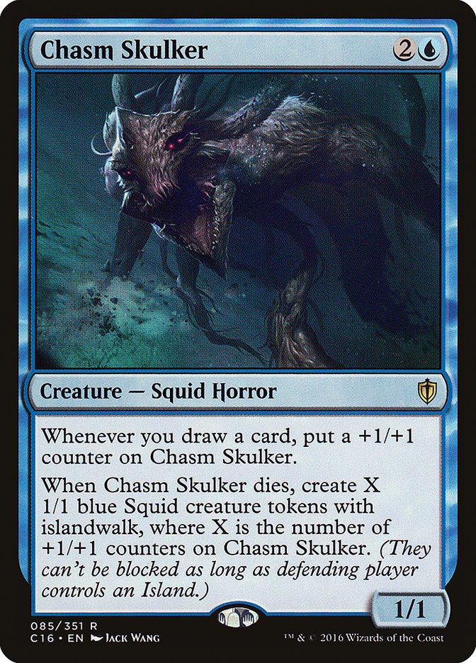 MTG Card Title: Chasm Skulker C16/85