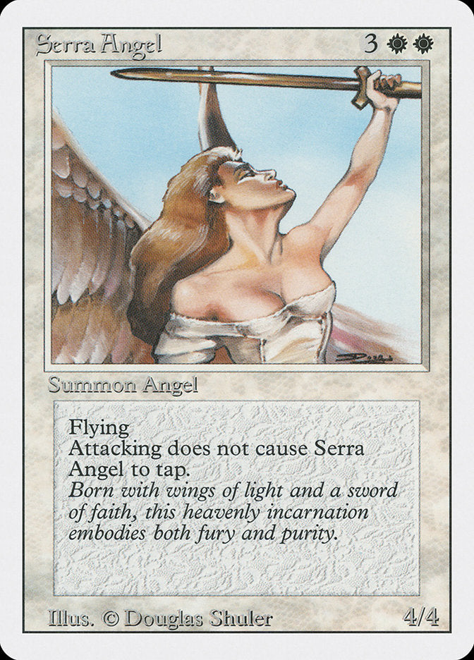 MTG Card Title: Serra Angel 3ED/40