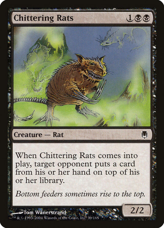 MTG Card Title: Chittering Rats DST/39