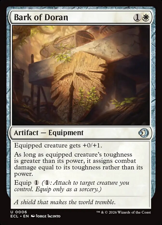 MTG Card Title: Bark of Doran ECL/6