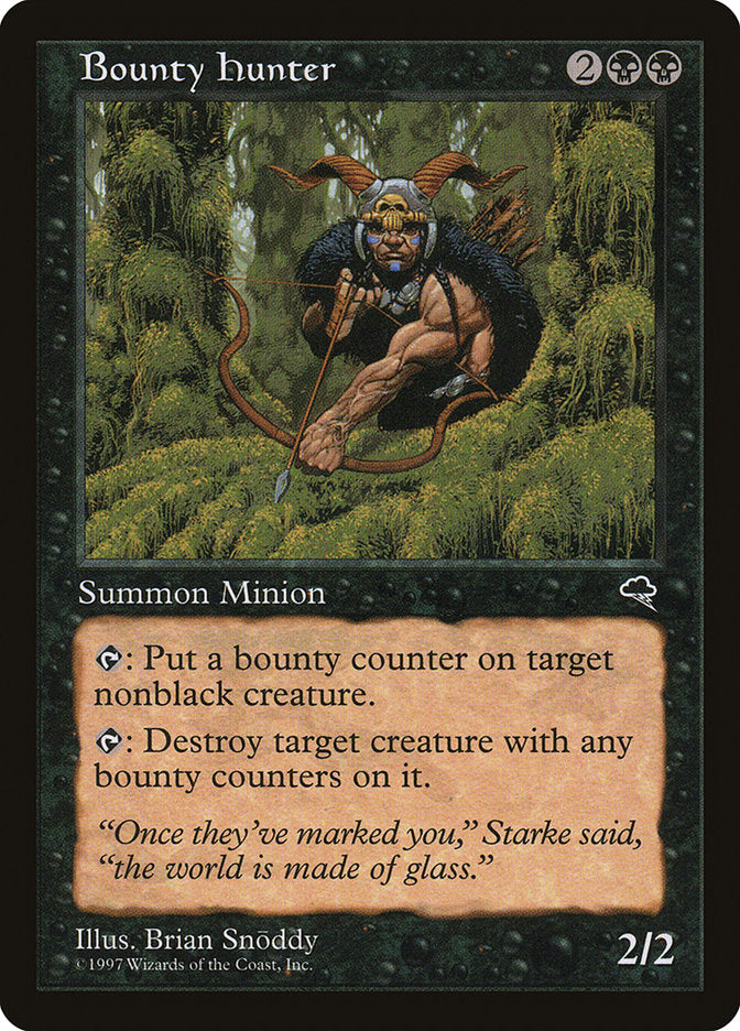 MTG Card Title: Bounty Hunter TMP/110