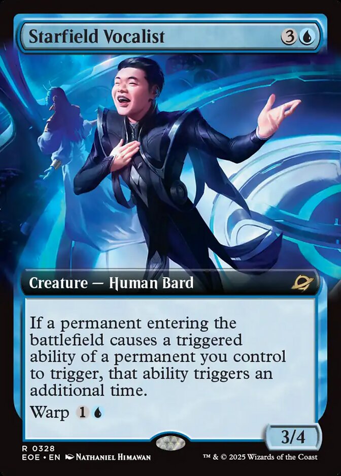 MTG Card Title: Starfield Vocalist EOE/328