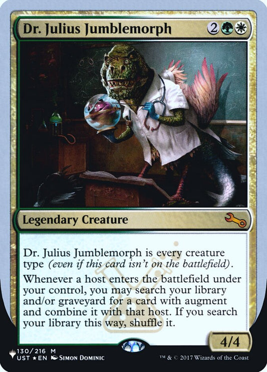 MTG Card Title: Dr. Julius Jumblemorph ULST/46
