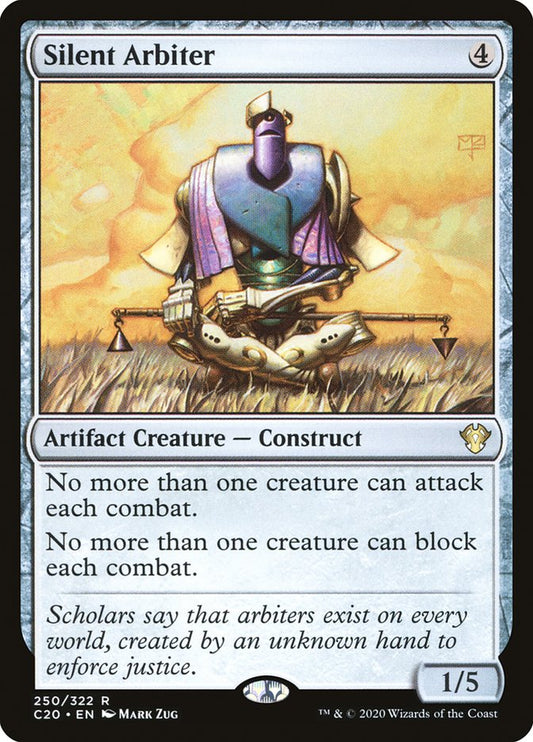 MTG Card Title: Silent Arbiter C20/250