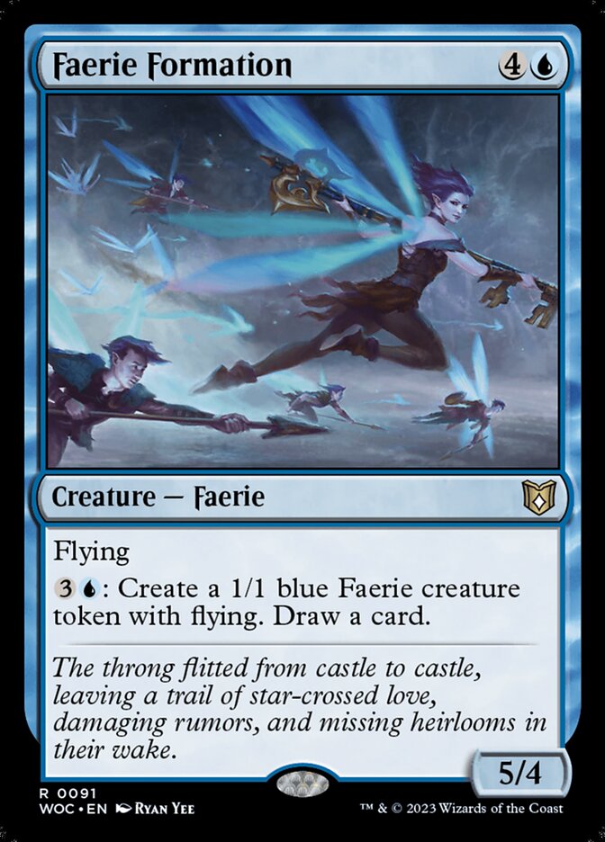 MTG Card Title: Faerie Formation WOC/91