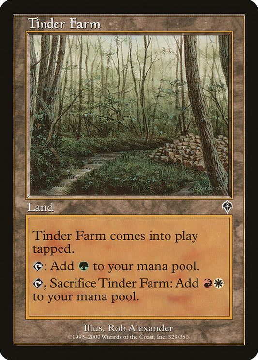 MTG Card Title: Tinder Farm INV/329