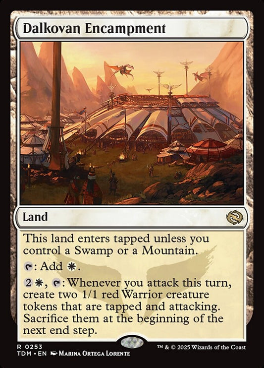MTG Card Title: Dalkovan Encampment TDM/253