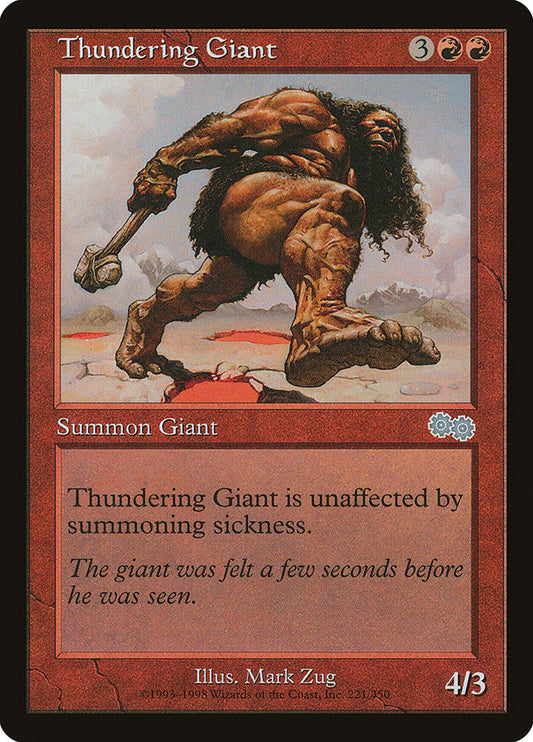 MTG Card Title: Thundering Giant USG/221