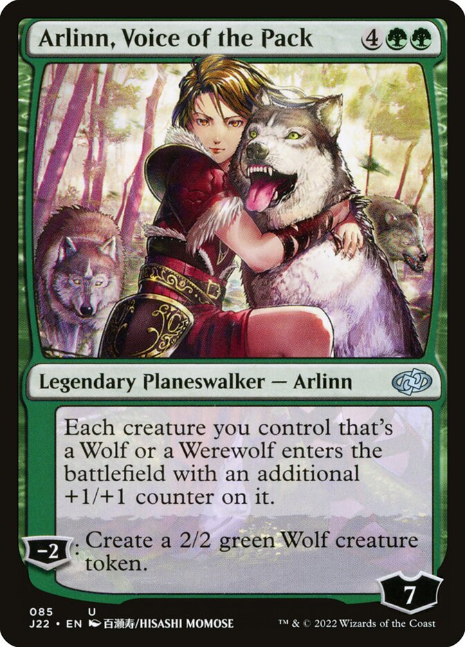 MTG Card Title: Arlinn, Voice of the Pack J22/85