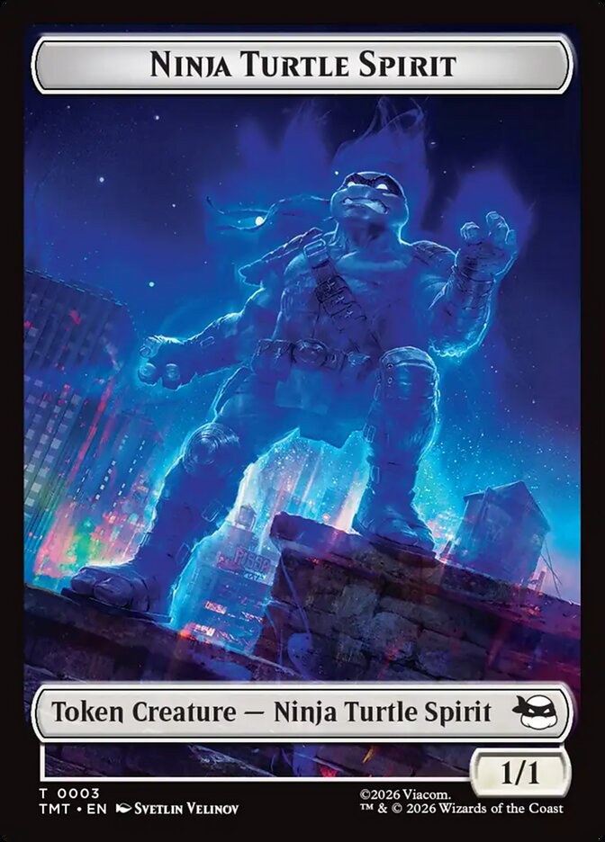 MTG Card Title: Ninja Turtle Spirit TTMT/3