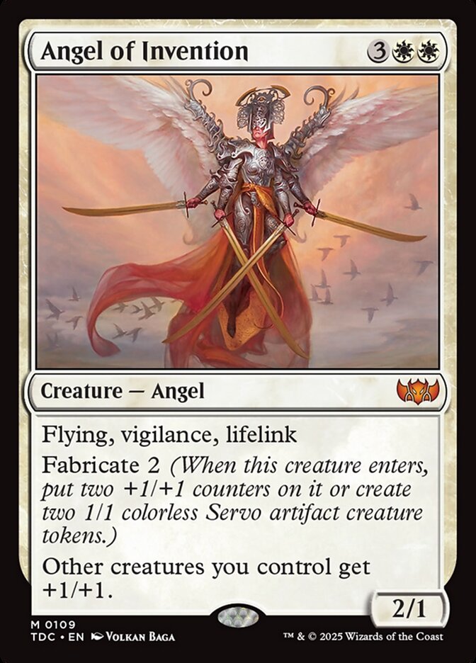 MTG Card Title: Angel of Invention TDC/109