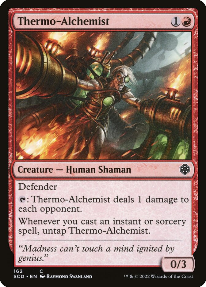 MTG Card Title: Thermo-Alchemist SCD/162