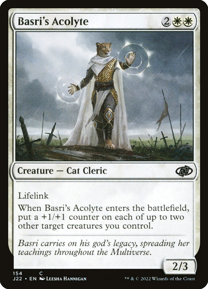 MTG Card Title: Basri's Acolyte J22/154