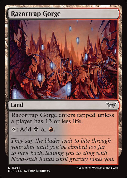 MTG Card Title: Razortrap Gorge DSK/267