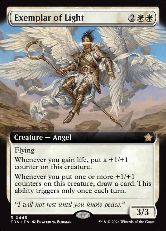 MTG Card Title: Exemplar of Light FDN/445