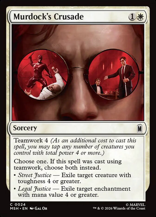 MTG Card Title: Murdock's Crusade MSH/24