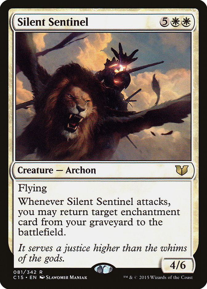 MTG Card Title: Silent Sentinel C15/81