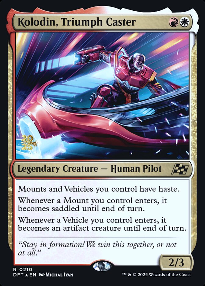 MTG Card Title: Kolodin, Triumph Caster PDFT/210s
