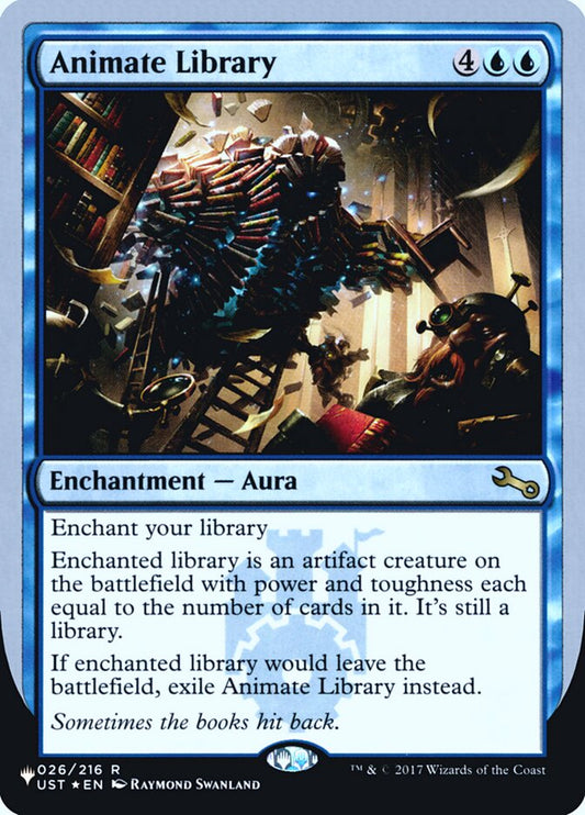 MTG Card Title: Animate Library ULST/11