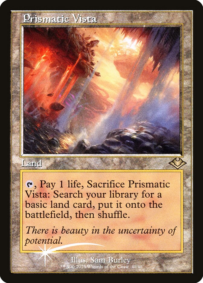 MTG Card Title: Prismatic Vista H1R/40