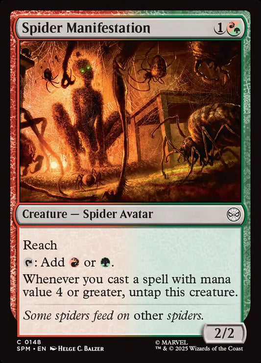 MTG Card Title: Spider Manifestation SPM/148