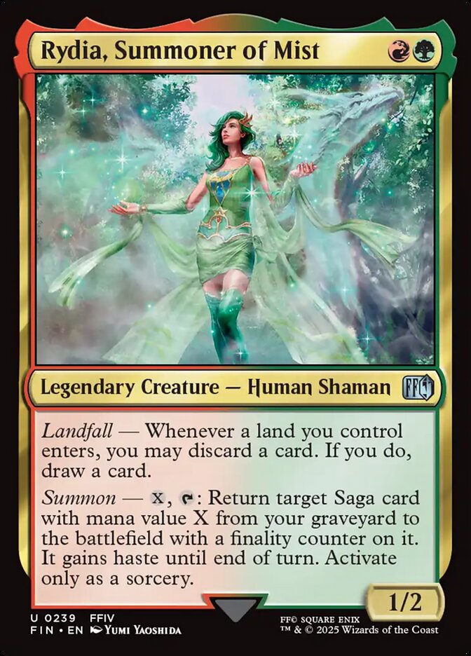 MTG Card Title: Rydia, Summoner of Mist FIN/239