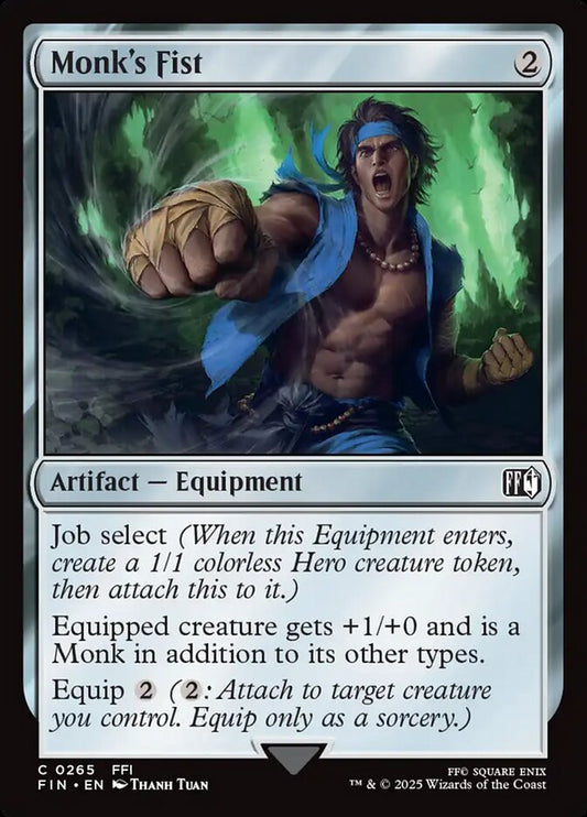 MTG Card Title: Monk's Fist FIN/265