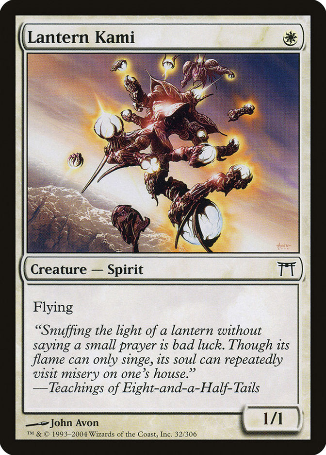 MTG Card Title: Lantern Kami CHK/32