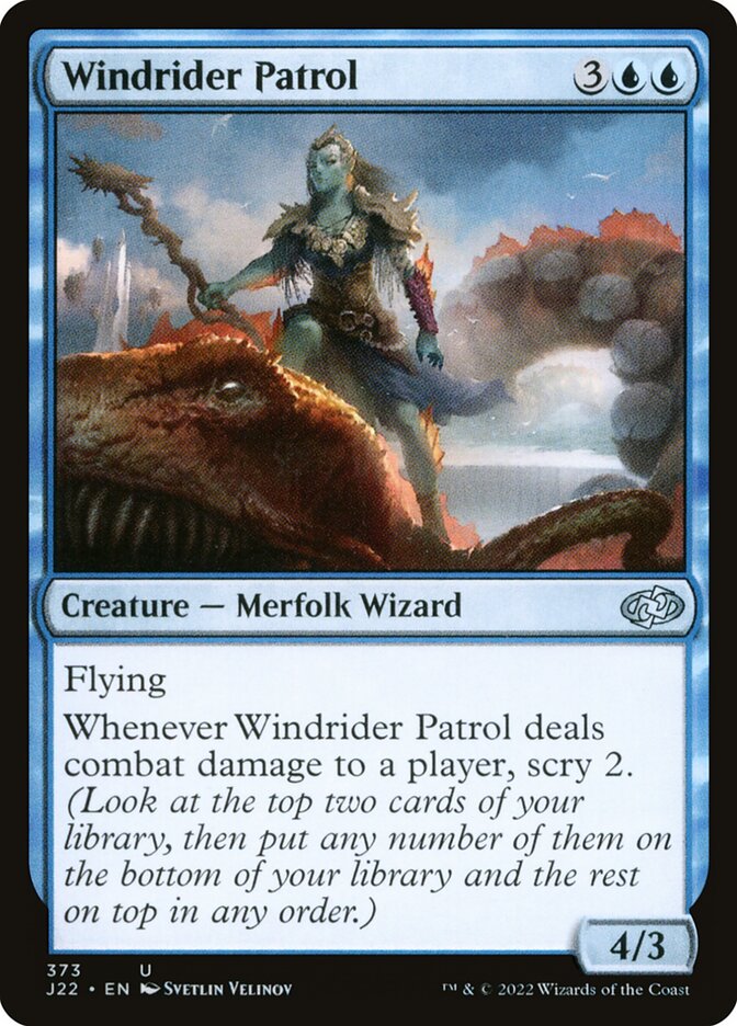 MTG Card Title: Windrider Patrol J22/373
