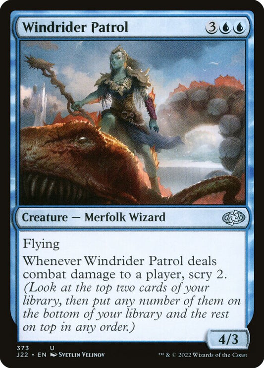 MTG Card Title: Windrider Patrol J22/373