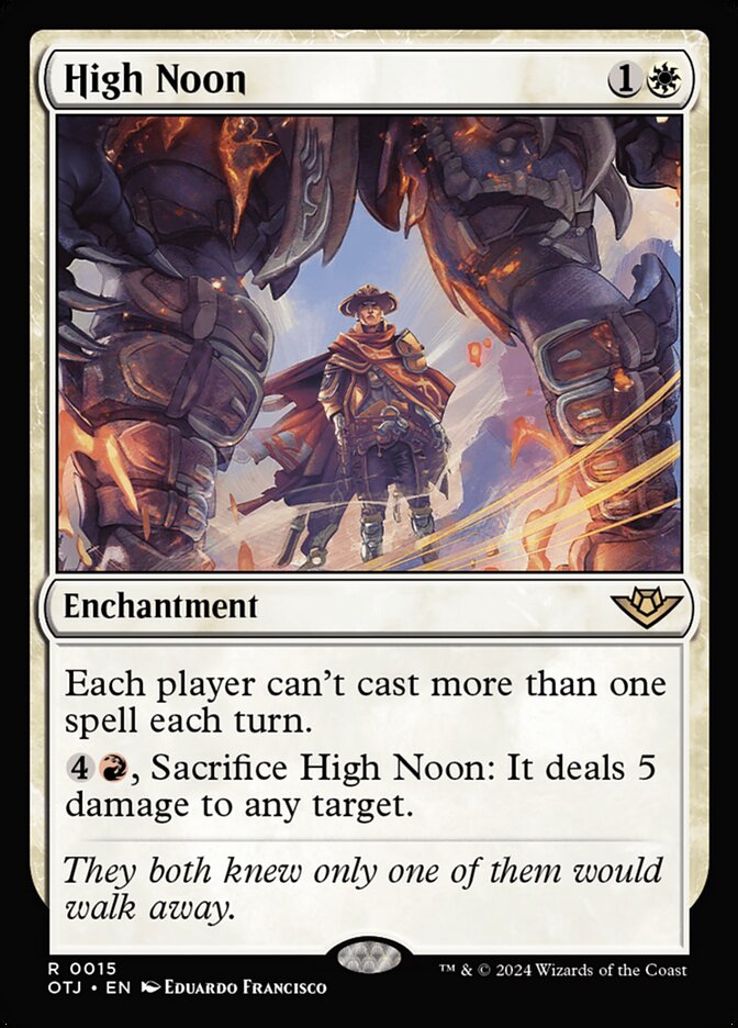 MTG Card Title: High Noon OTJ/15