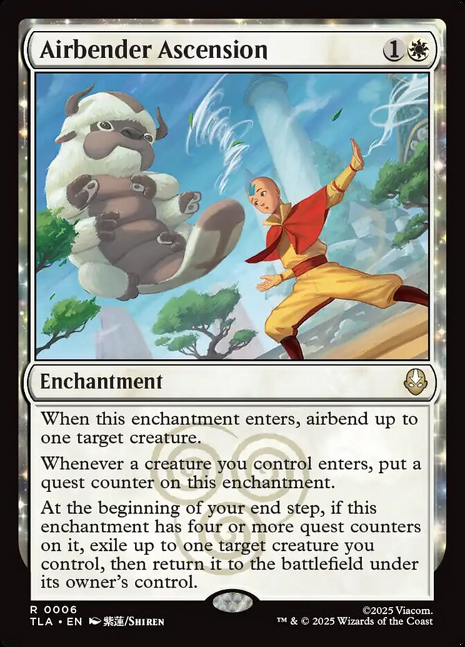 MTG Card Title: Airbender Ascension TLA/6