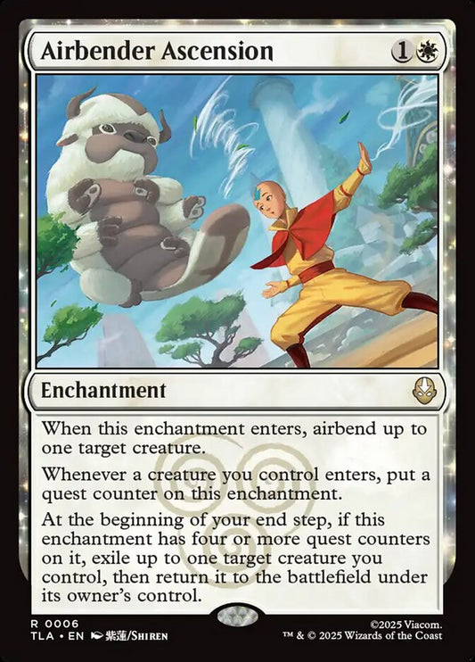 MTG Card Title: Airbender Ascension TLA/6
