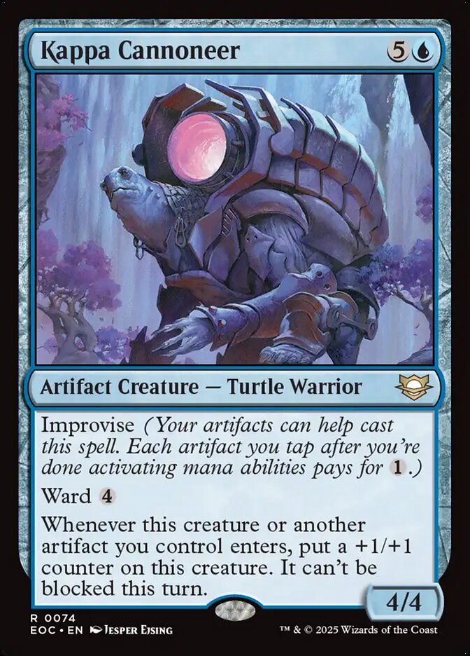 MTG Card Title: Kappa Cannoneer EOC/74