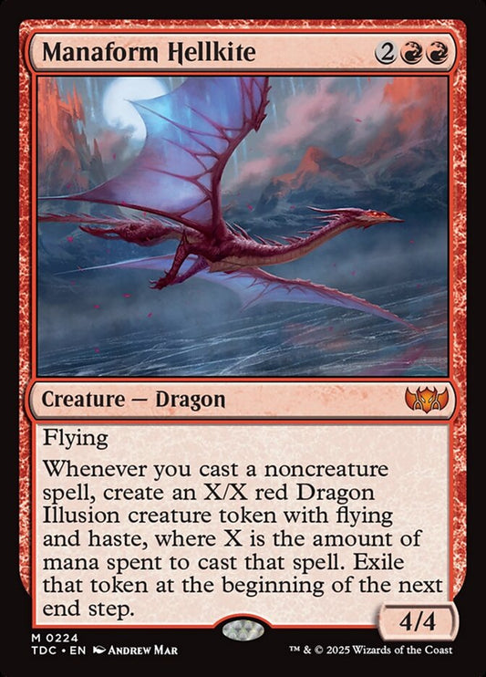 MTG Card Title: Manaform Hellkite TDC/224