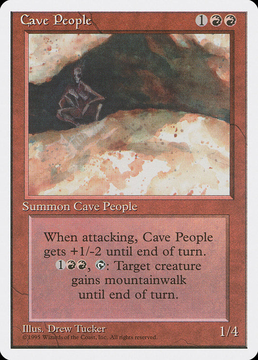 MTG Card Title: Cave People 4ED/181
