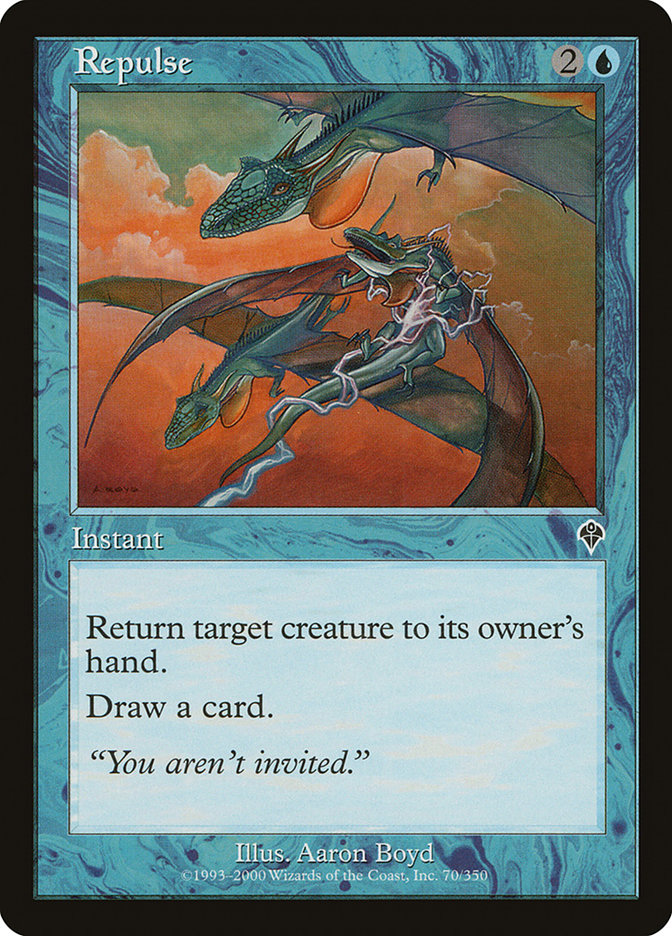 MTG Card Title: Repulse INV/70