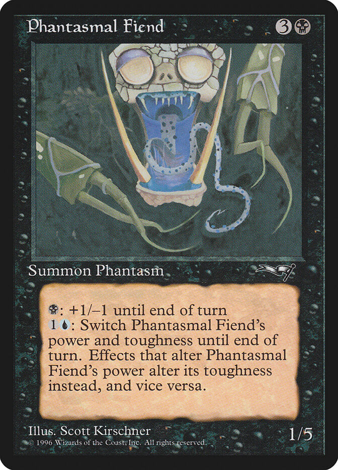 MTG Card Title: Phantasmal Fiend ALL/57a