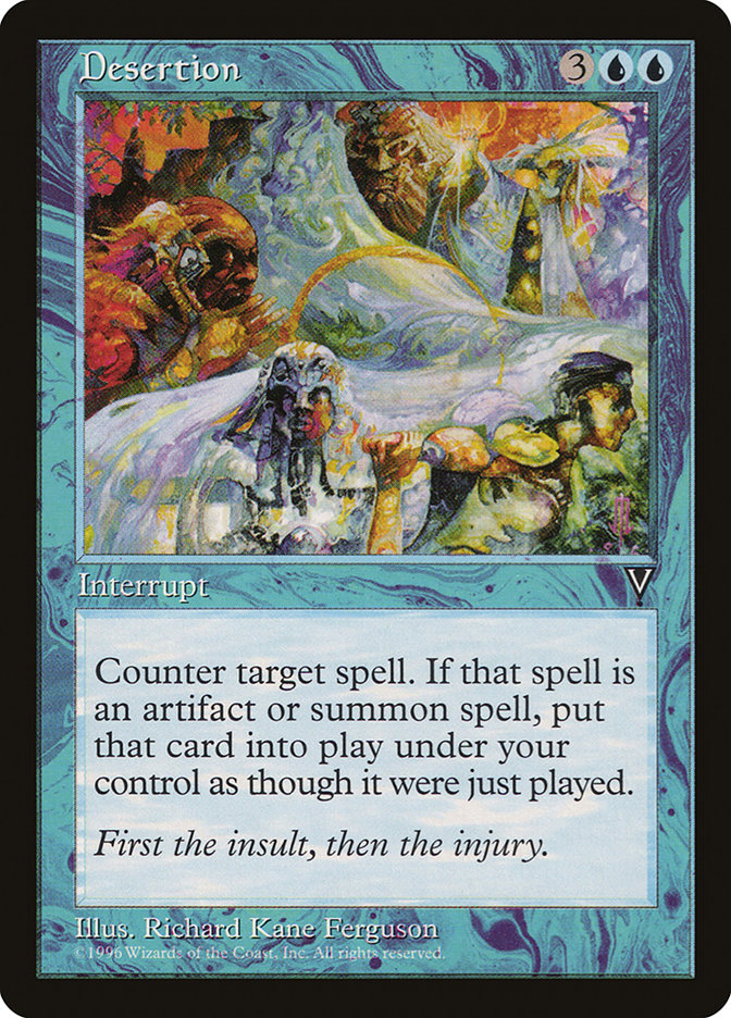 MTG Card Title: Desertion VIS/30