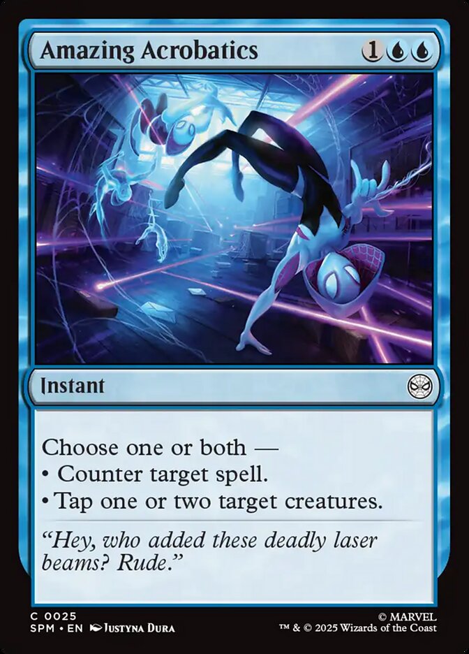 MTG Card Title: Amazing Acrobatics SPM/25